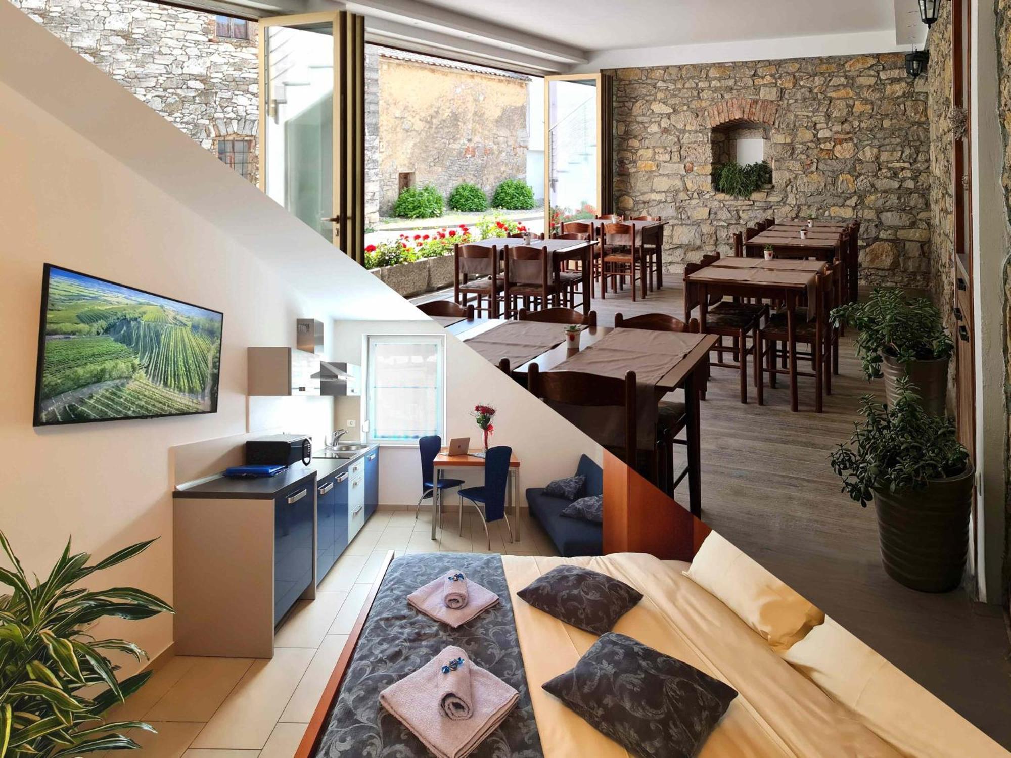 Restaurant & Apartments Getaway Pri Kobalu Vipava Esterno foto